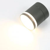 Спот на основании GWL-GX53-M-IP20 Одинарный Графит С Боковым рассеивателем Вихрь - КОЛОРЛОН ВТД Новосибирск