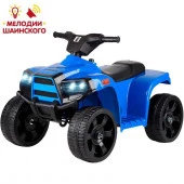 CR056BL Квадроцикл, 6V4,5*1, 20W*1, движение вперед/назад, свет, звук, пласт колёса, цвет синий, в/к - КОЛОРЛОН ВТД Новосибирск