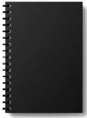 Скетчбук-перевертыш А5  80л. deVENTE тв.обл. спираль "Artistic Studio.Black" 2134326 офсет,110г/м2 - КОЛОРЛОН ВТД Новосибирск