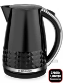 Чайник электрический BRAYER BR1009 черный - КОЛОРЛОН ВТД Новосибирск