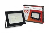 Прожектор LED СДО-7 100Вт 230В 6500К IP65 черный IN HOME - КОЛОРЛОН ВТД Новосибирск
