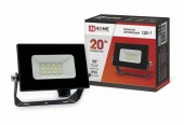 Прожектор LED СДО-7 20Вт 230В 6500К IP65 черный IN HOME - КОЛОРЛОН ВТД Новосибирск