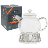 008245 Чайник заварочный на подставке AROMA 1000мл - КОЛОРЛОН ВТД Новосибирск