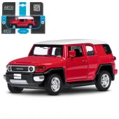 JB1251265ТМ "Автопанорама" Машинка металл. 1:43 Toyota FJ Cruiser, красный, инерция, откр. двери, в/ - КОЛОРЛОН ВТД Новосибирск