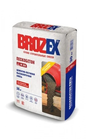 ПЕСКОБЕТОН BROZEX М 300, 30 кг - КОЛОРЛОН ВТД Новосибирск