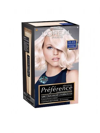L'Oreal Preference 11.21 Ультраблонд краска для волос - КОЛОРЛОН ВТД Новосибирск