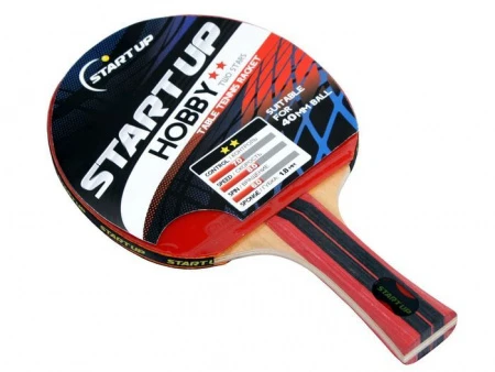 ракетка для н/т Start Up Hobby 2Star (9874) (прямая ручка) - КОЛОРЛОН ВТД Новосибирск