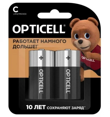 Батарейки OPTICELL Basic С 2шт - КОЛОРЛОН ВТД Новосибирск