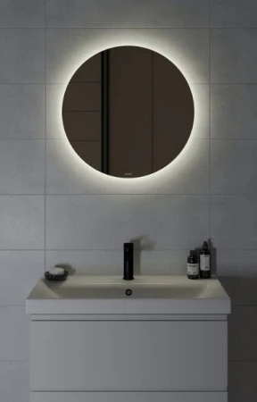 ***Зеркало ECLIPSE smart 60x60 с подсветкой круглое Cersanit - КОЛОРЛОН ВТД Новосибирск