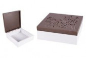 238339 Шкатулка "Бабочки" 20*20см (уп.1/32шт.) - КОЛОРЛОН ВТД Новосибирск