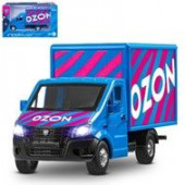 JB0405418 ТМ "Автопанорама" Машинка металл1:28 ГАЗель NEXT OZON,син,откр.дв,св,зв,инер 24*14*12 см - КОЛОРЛОН ВТД Новосибирск