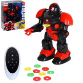 JB0404067 ТМ "Smart Baby" Робот Борис, радиоуправляемый, стреляет дисками, движения (вперед, назад, - КОЛОРЛОН ВТД Новосибирск
