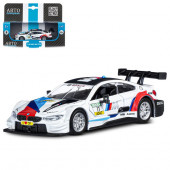 JB1251210ТМ "Автопанорама" Машинка металл. 1: 44 BMW M4, белый, инерция, откр. двери, в/к 17,5*12,5* - КОЛОРЛОН ВТД Новосибирск
