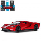 JB1200139 ТМ "Автопанорама" Машинка металл. 1:40 Ford GT, красный, откр. двери, инерция, в/к 17,5*12 - КОЛОРЛОН ВТД Новосибирск