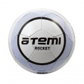 Мяч футбольный Atemi ROCKET, PVC бел/син., р.5, м/ш, дет.,330-350г (0,4-0,5 bar) - КОЛОРЛОН ВТД Новосибирск