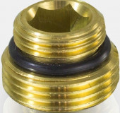 Адаптер для узла нижнего подключения радиатора 1/2"*3/4" TIM - КОЛОРЛОН ВТД Новосибирск