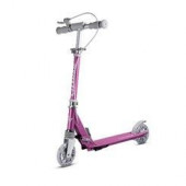 CR-S2-09PK1 2хкол.cамокат CITYRIDE 120MM,ал.100%,Аморт.пер,кол.PU 120/120мм,Подш.Abec-9,розовый - КОЛОРЛОН ВТД Новосибирск