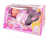 BD308-M8 Пупс-кукла "Bambina Bebe", тм Dimian, 40 см, с живой мимикой, со звуковыми эффектами - КОЛОРЛОН ВТД Новосибирск