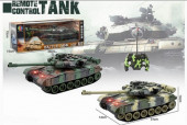 2397536 Танк на пульте р/у, свет,звук,размер: 14*31*14 см, М1:24, в/к 39*15*15 см - КОЛОРЛОН ВТД Новосибирск