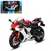 JB1251502 ТМ "Автопанорама" Мотоцикл металл. 1:12 YAMAHA YZF-R1,крас,своб.ход,7,1*11,7*20,6 см - КОЛОРЛОН ВТД Новосибирск