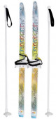 Лыжи подростковые "Ski Race"130/100 см, унив.крепление "Цикл", с палками 332461-00 - КОЛОРЛОН ВТД Новосибирск