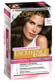 L'Oreal Excellence 3.00 Темно-каштановый Крем-краска для волос - КОЛОРЛОН ВТД Новосибирск