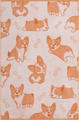 Полотенце махровое Corgi ПЦ-1202-6315 1сорт цв. 10000 100Х150 - КОЛОРЛОН ВТД Новосибирск