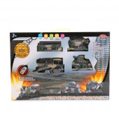 135331  ЖЕЛЕЗНАЯ ДОРОГА ВОЕННАЯ Р/У СВЕТ+ЗВУК 0629 В РУСС. КОР. 52*35*10СМ в кор.18шт - КОЛОРЛОН ВТД Новосибирск