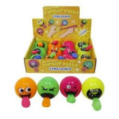 Т59850 	1toy мячики-стрелялки, весёлые рожицы, свет 5,5 см, д/б - КОЛОРЛОН ВТД Новосибирск