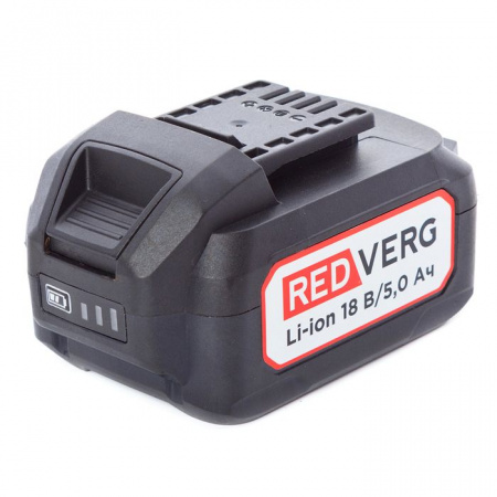 RedVerg Аккумулятор LI-ION 18V 5.0АЧ индикация степени заряда - КОЛОРЛОН ВТД Новосибирск