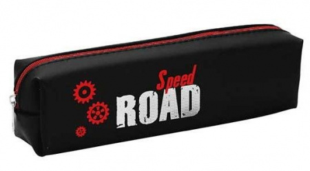 Пенал силикон КОКОС 200*50*40 "Speed road" 250372 прямоуг.,1отд. - КОЛОРЛОН ВТД Новосибирск