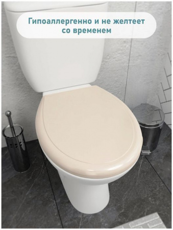Крышка для унитаза, бежевая FOR-LID56 - КОЛОРЛОН ВТД Новосибирск