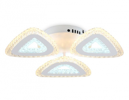 Светильник LED FA4018/3 WH белый 62W   D420*85 (ПДУ ИК) - КОЛОРЛОН ВТД Новосибирск