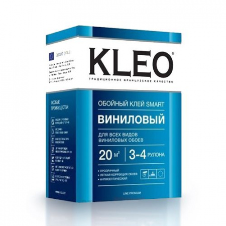 *KLEO SMART 3-4, Клей для виниловых обоев, сыпучий - КОЛОРЛОН ВТД Новосибирск