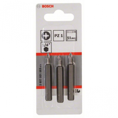 * BOSCH Professional3 БИТ 51ММ PZ1 XH 2607001569 - КОЛОРЛОН ВТД Новосибирск