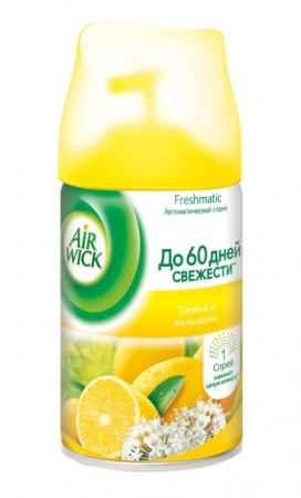 ***AIRWICK Сменный баллон Лимон и женьшень 250мл - КОЛОРЛОН ВТД Новосибирск