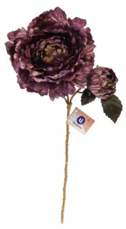 Искусственные цветы "FLOWERS GLAMOUR" 60см Пионы 2 цветка лиловые 993-0980 - КОЛОРЛОН ВТД Новосибирск