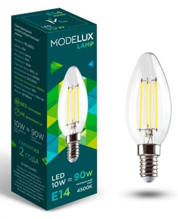 10W MODELUX ML2850- С35-10W-Е14-4500 clear - КОЛОРЛОН ВТД Новосибирск