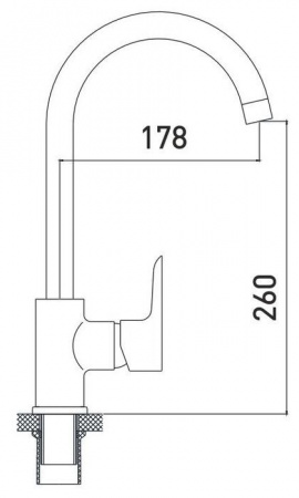 ***Смеситель для кухни GROSS AQUA 3118288С-В02 Space - КОЛОРЛОН ВТД Новосибирск