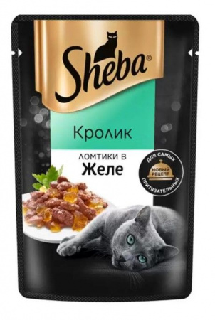 75Г ВЛАЖНЫЙ КОРМ SHEBA Д/К КРОЛИК В ЖЕЛЕ  127908 - КОЛОРЛОН ВТД Новосибирск