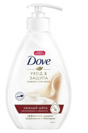 Dove Жид.крем-мыло Нежн.шелк 250мл - КОЛОРЛОН ВТД Новосибирск