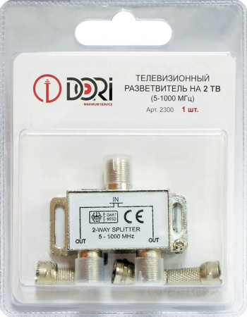 Делитель на 2ТВ (5-1000MHz) на F Dori 2300 - КОЛОРЛОН ВТД Новосибирск
