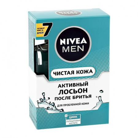 Nivea Men Лосьон после бритья "Чистая кожа 100мл - КОЛОРЛОН ВТД Новосибирск