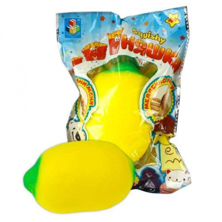 Т123181toy игрушка-антистресс мммняшка, лимонw:80,8/13/9/9 - КОЛОРЛОН ВТД Новосибирск
