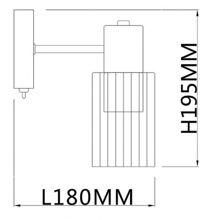 Бра Escada 2120/1A E14*40W Gold Н - КОЛОРЛОН ВТД Новосибирск