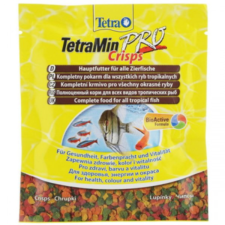 Корм д/рыб TetraMin Crisps Sachet 12гр - КОЛОРЛОН ВТД Новосибирск