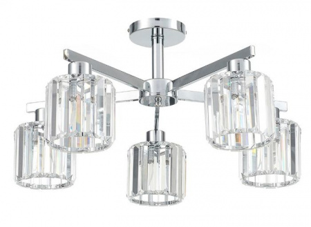 Люстра Escada 692/5P E27*60W Chrome - КОЛОРЛОН ВТД Новосибирск