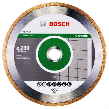 BOSCH ProfessionalАлмазный диск Professional for Ceramic230-25,4 2608602538 - КОЛОРЛОН ВТД Новосибирск