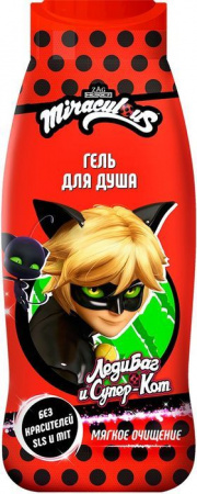 Супер Кот (Miraculous) Гель для душа детский 400мл - КОЛОРЛОН ВТД Новосибирск