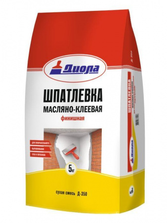 Шпатлевка масляно-клеевая для потолков и стен Д-350 2кг/Пакет - КОЛОРЛОН ВТД Новосибирск
